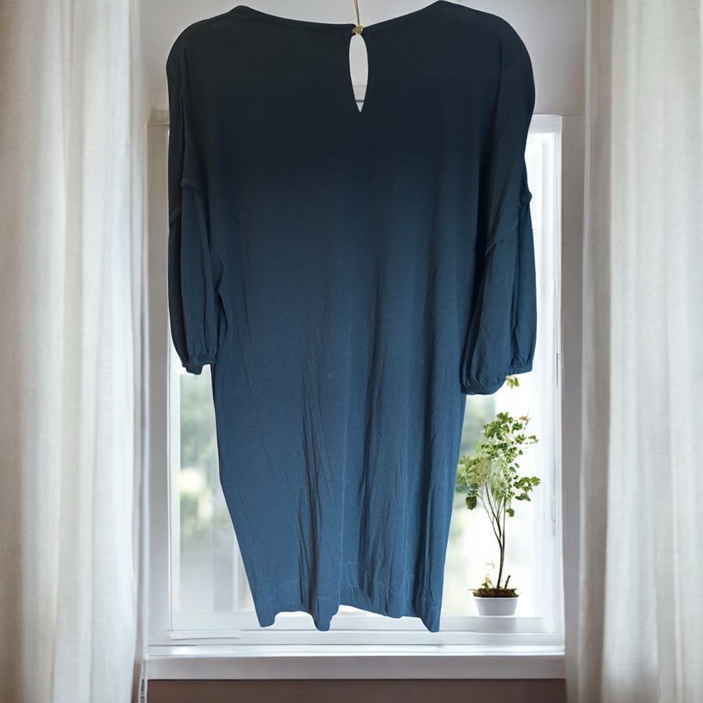 MARC JACOBS Pima Cotton Blend Relaxed Fit Black Casual Dress w zip pockets‎ S - Picture 3 of 10